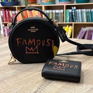 Coach x Jean-Michel Basquiat Famous Purse and Wallet